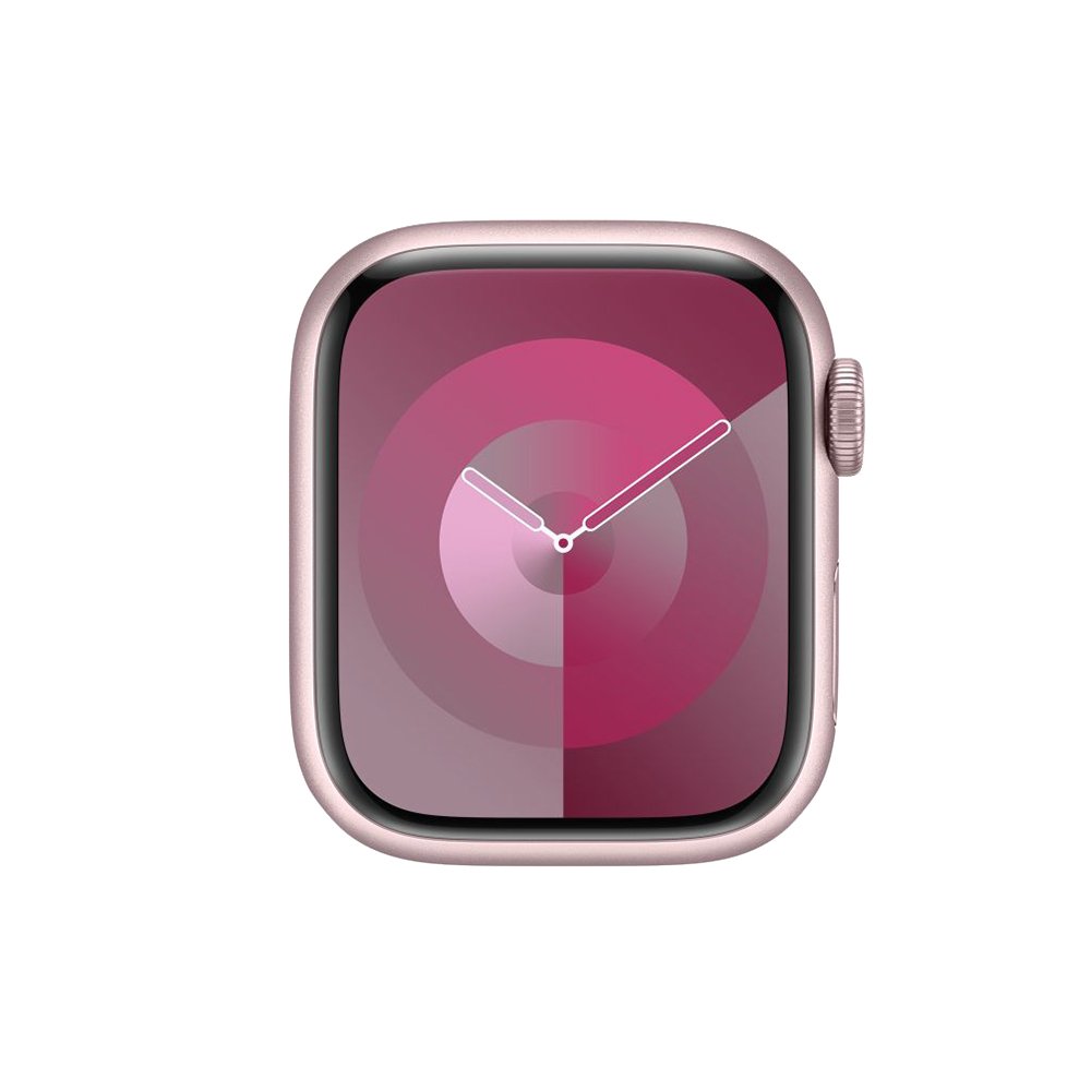 Apple Watch Series 9 41mm (GPS) Pink Aluminum Case with Pink Sport Band (S/M) (MR933)