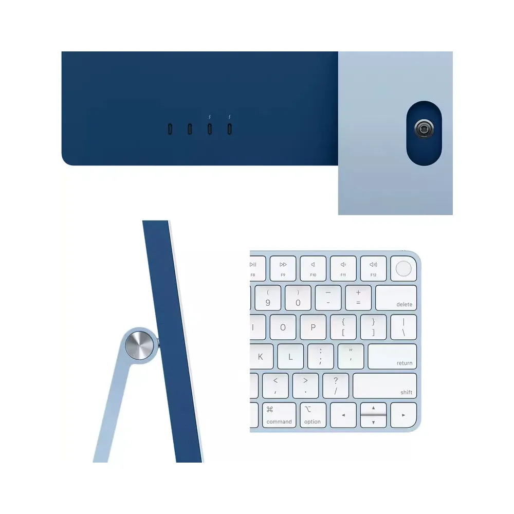 Apple iMac 24" with Retina 4.5K (M3 8C CPU, 10C GPU/8GB/512GB) (Blue) (MQRR3)