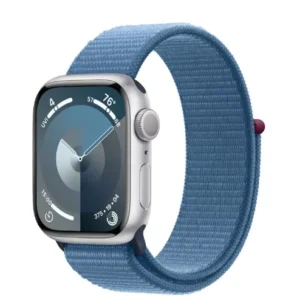 Apple Watch SE Gen 2 40mm (GPS) Silver Aluminum Case with Winter Blue Sport Loop (MRE33)